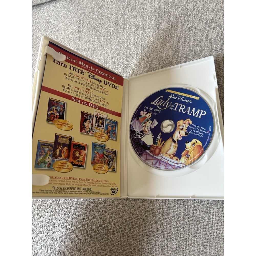 Disney DVD Lot of 8 Vintage Movies Gold Classic Collection Anniversary Limited - Picture 14 of 16